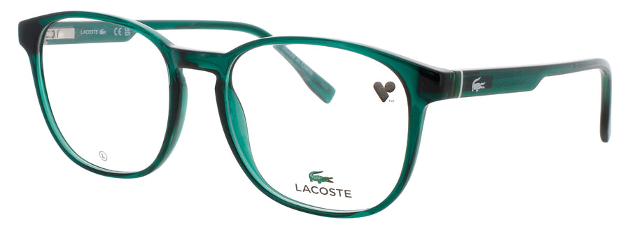 LACOSTE L2975 Frame TRANSPARENT GREEN Lens DEMO