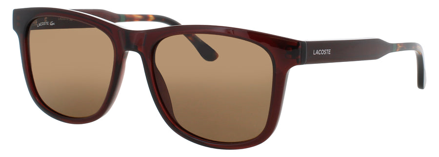 LACOSTE L6060S Frame TRANSPARENT DARK BROWN Lens BROWN