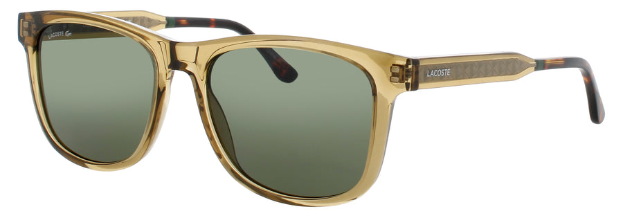 LACOSTE L6060S Frame TRANSPARENT SAND Lens GREEN