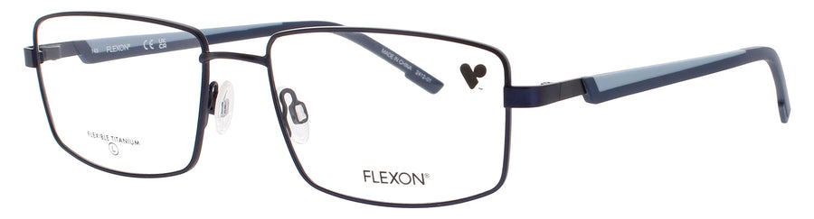 FLEXON H6085 Frame MATTE NAVY CRYSTAL Lens DEMO