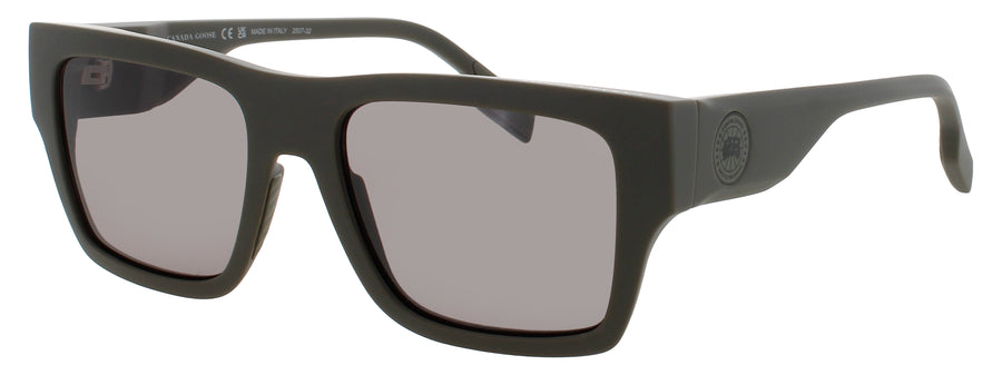CANADA GOOSE GC25625S-SID Frame MATTE KHAKI Lens GREEN TINT