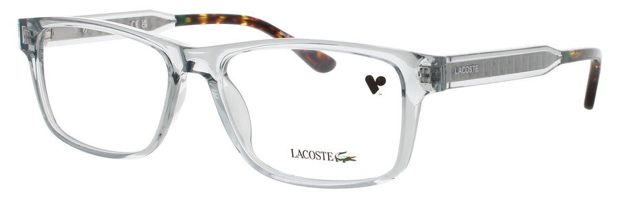 LACOSTE L2977 N Frame TRANSPARENT GREY Lens DEMO