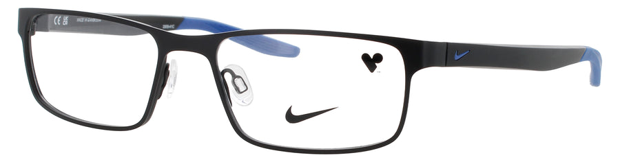 NIKE 8131 N Frame SATIN BLACK / BLUE Lens DEMO