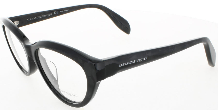 ALEXANDER MCQUEEN AM0045OA Frame GREY GREY Lens DEMO