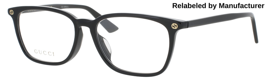 GUCCI GG0156OA Frame BLACK Lens DEMO