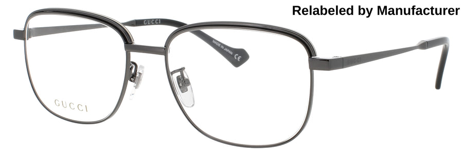 GUCCI GG1102O Frame RUTHENIUM Lens DEMO