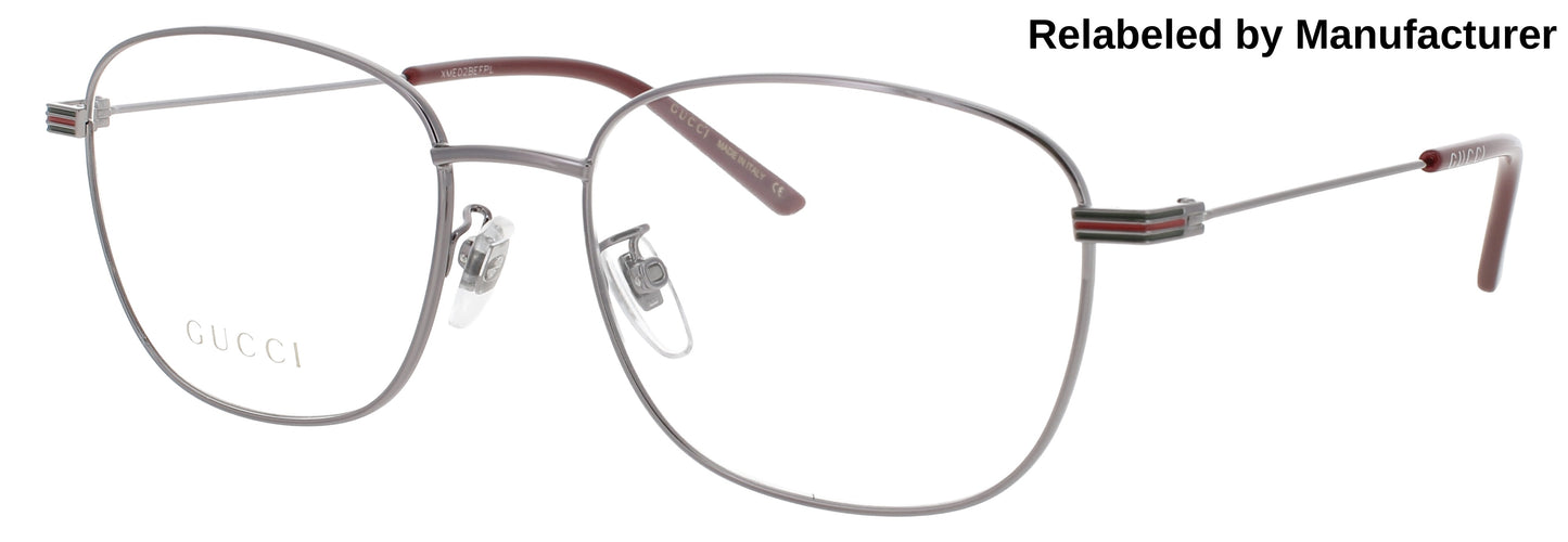 GUCCI GG1126OA Frame RUTHENIUM Lens DEMO