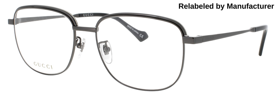 GUCCI GG1102O Frame RUTHENIUM Lens DEMO