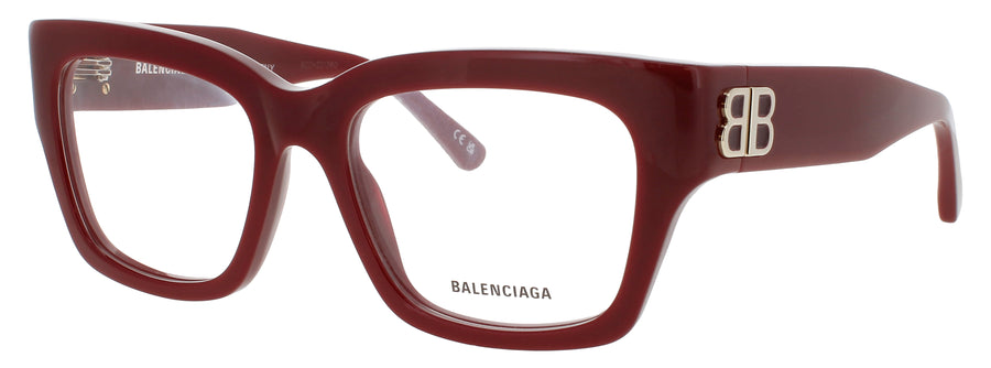 BALENCIAGA BB0325O Frame BURGUNDY Lens DEMO