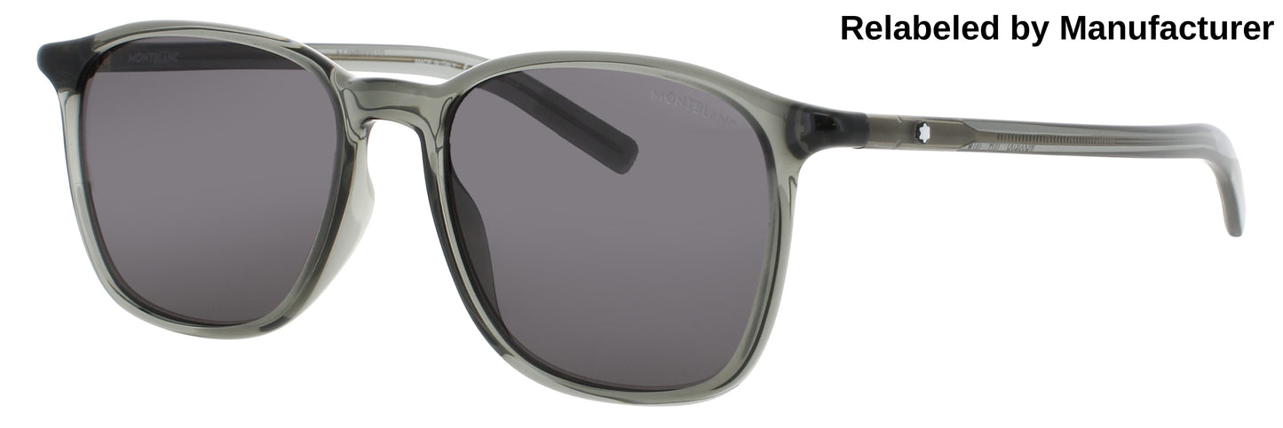 MONTBLANC MB0325S Frame GREY Lens SMOKE