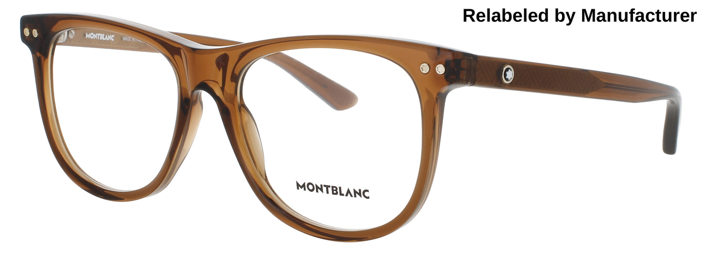 MONTBLANC MB0323O Frame BROWN Lens DEMO