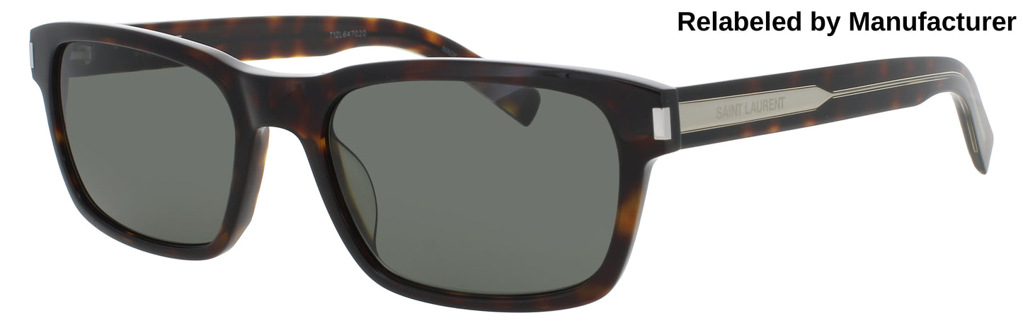 SAINT LAURENT SL-662 Frame HAVANA CRYSTAL Lens SMOKE