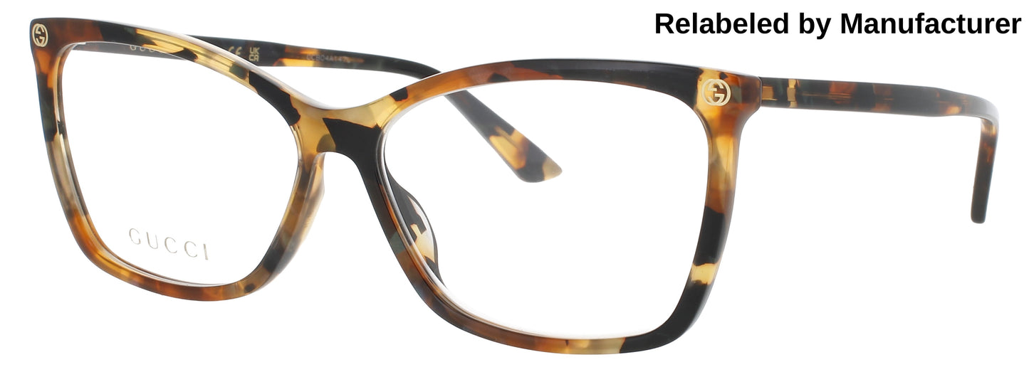 GUCCI GG0025O Frame HAVANA Lens DEMO