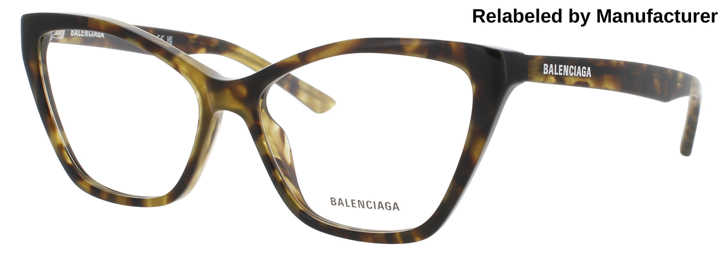 BALENCIAGA BB0405O Frame HAVANA Lens DEMO