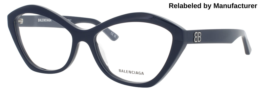 BALENCIAGA BB0341O Frame BLUE Lens DEMO
