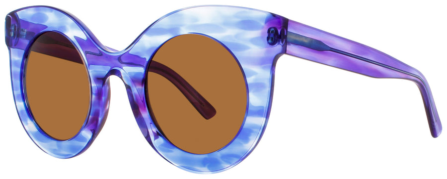 ANDY WOLF MILLICENT Frame BLUE Lens BROWN