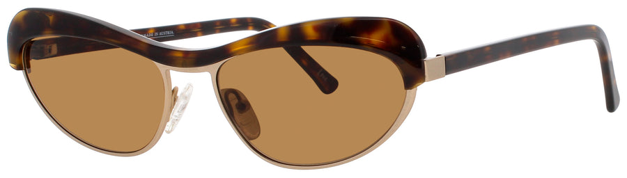 ANDY WOLF AKIRA Frame GOLD/HAVANA Lens BROWN