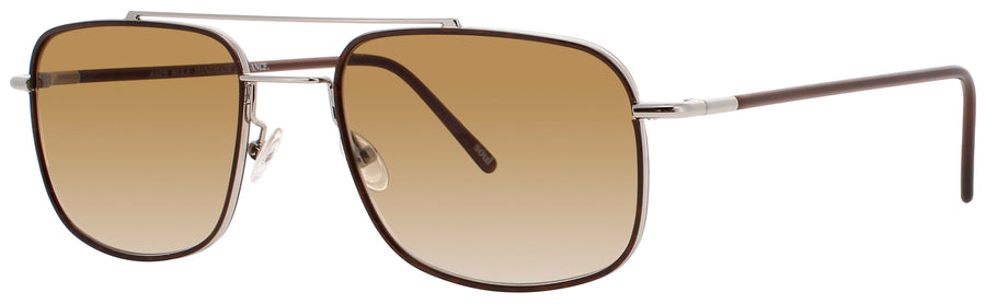 ANDY WOLF AMON H. Frame SILVER/BROWN Lens BROWN GRADIENT