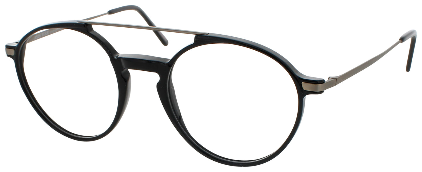 ANDY WOLF 4547 Frame BLACK/GOLD Lens DEMO