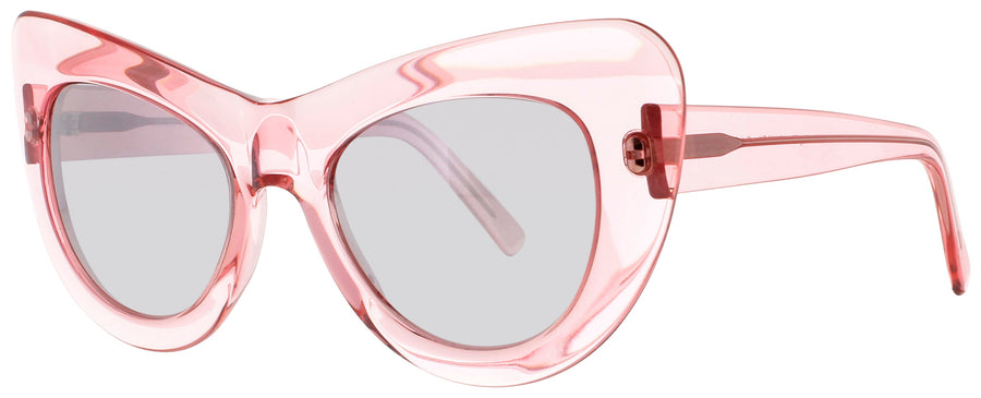ANDY WOLF JAN Frame PINK Lens GREY MIRROR