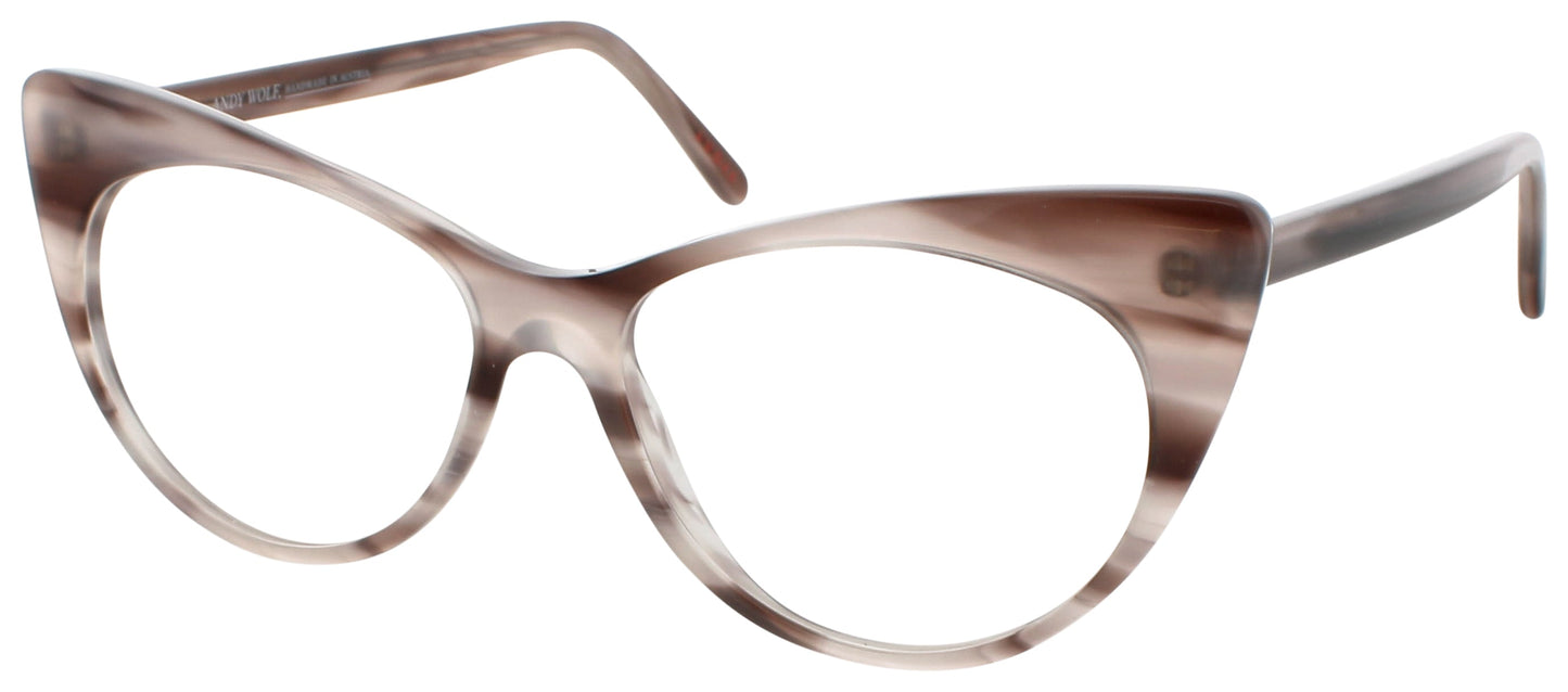 ANDY WOLF 5087 Frame BROWN GREY Lens DEMO