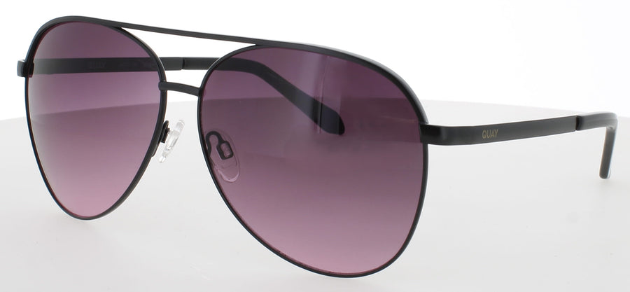 QUAY VIVIENNE Frame BLACK Lens GRADIENT SMOKE TO VIOLET