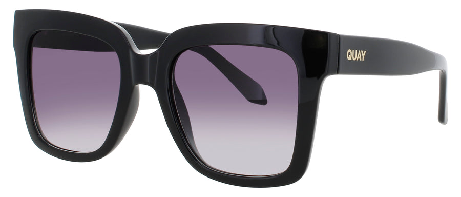 QUAY ICY Frame BLACK Lens SMOKE GRADIENT