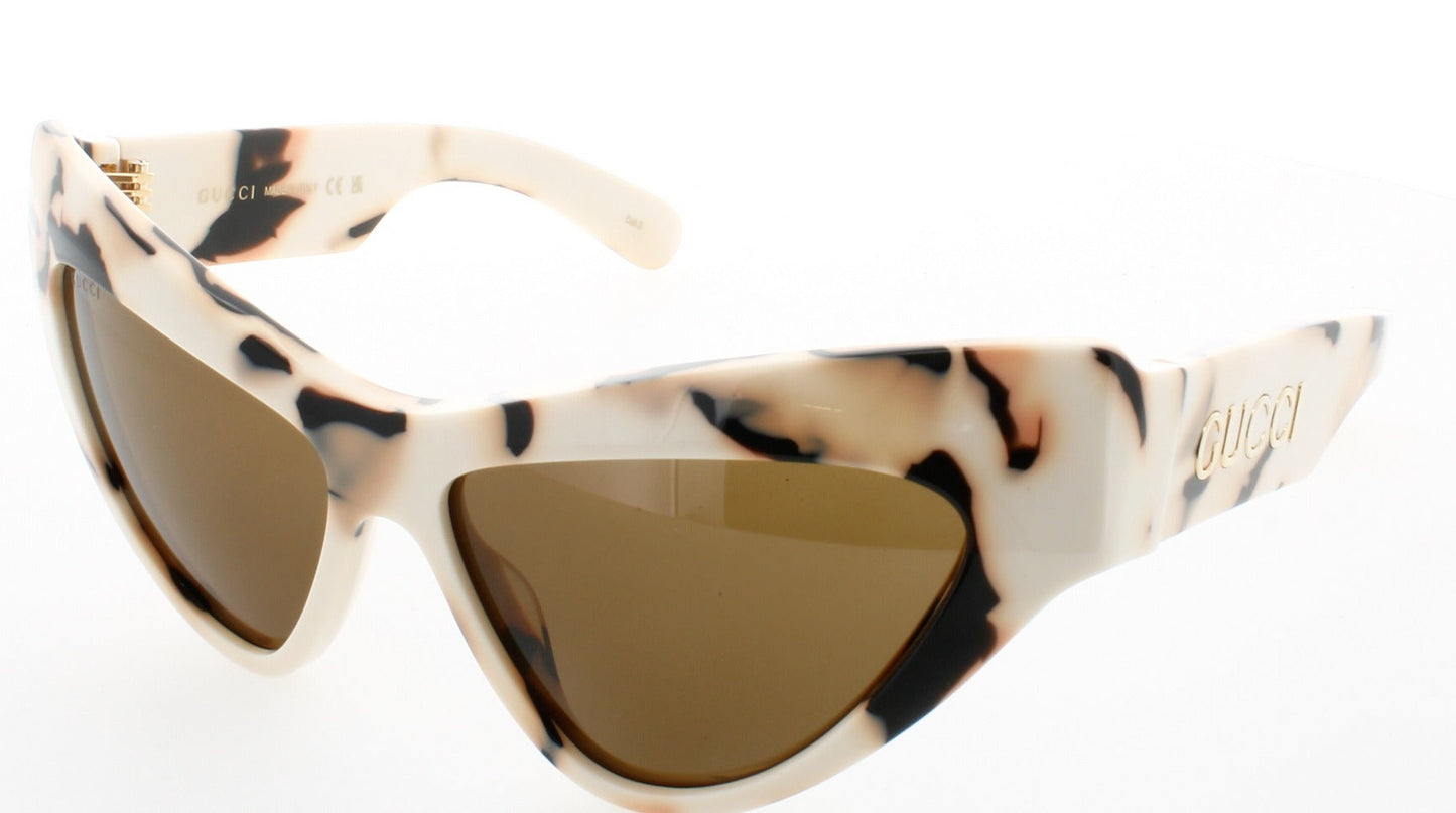 GUCCI GG1294S Frame IVORY Lens BROWN