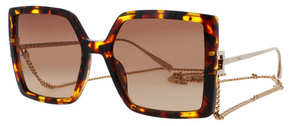 CHOPARD IKCH334 Frame HAVANA/GOLD Lens BROWN GRADIENT