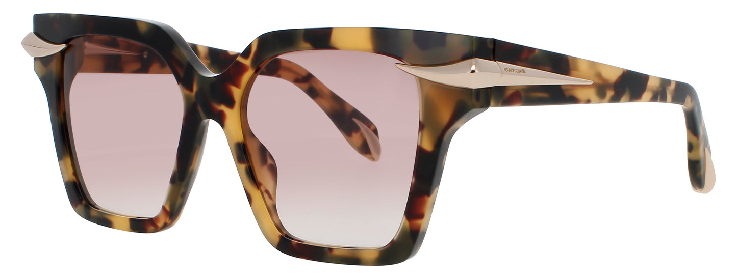 ROBERTO CAVALLI SRC002M Frame VINTAGE HAVANA Lens PINK GRADIENT