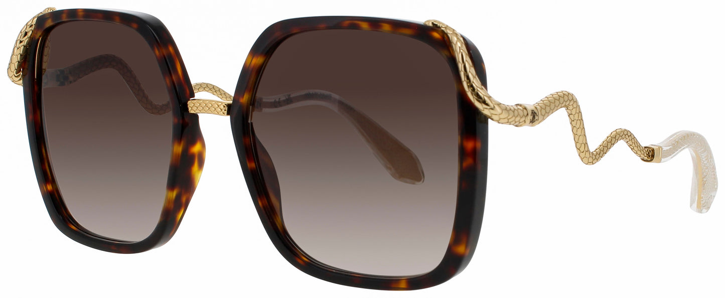 Roberto Cavalli SRC003M Frame BROWN/YELLOW HAVANA Lens BROWN GRADIENT