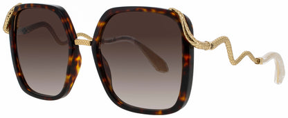 Roberto Cavalli SRC003M Frame BROWN/YELLOW HAVANA Lens BROWN GRADIENT