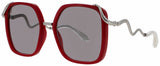 Roberto Cavalli SRC003M Frame FULL RED Lens GREY GRADIENT