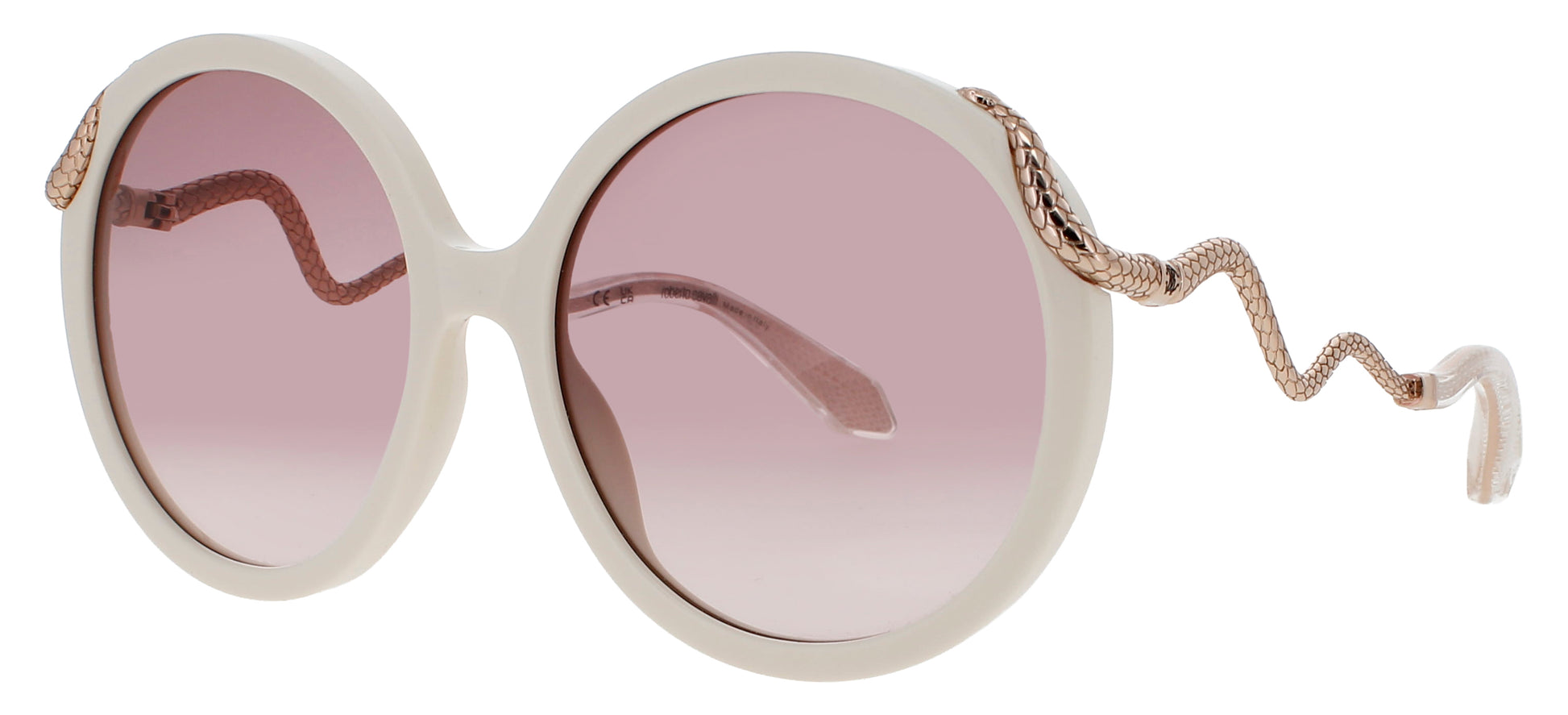 ROBERTO CAVALLI SRC004M Frame CREAM Lens PINK GRADIENT