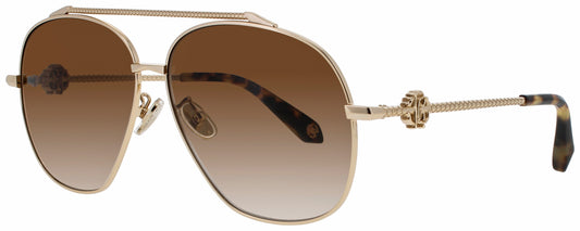Roberto Cavalli SRC008V Frame ROSE GOLD Lens BROWN GRADIENT