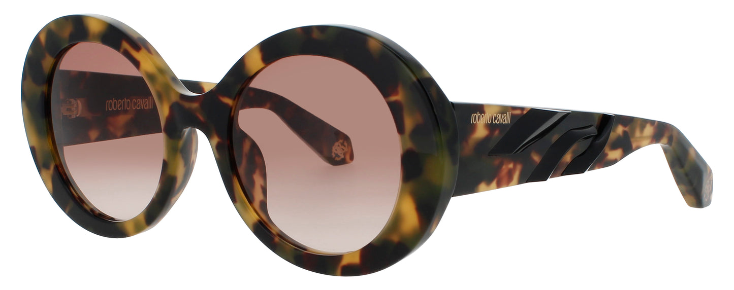 ROBERTO CAVALLI SRC010M Frame VINTAGE HAVANA Lens BROWN GRADIENT