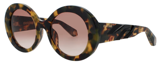 ROBERTO CAVALLI SRC010M Frame VINTAGE HAVANA Lens BROWN GRADIENT
