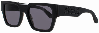 Philipp Plein SPP095M Frame SANDBLASTED BLACK Lens GREY GRADIENT