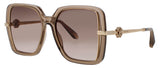 ROBERTO CAVALLI SRC007 Frame TRANSPARENT DOVE GREY Lens BROWN