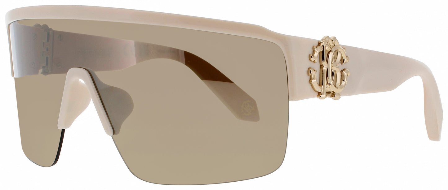 Roberto Cavalli SRC037M Frame BEIGE/PINK Lens BROWN MIRROR GOLD