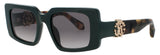 ROBERTO CAVALLI SRC039M Frame SHINY GREEN Lens DARK GREY