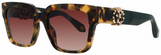 Roberto Cavalli SRC040M Frame SHINY VINTAGE HAVANA Lens SMOKE