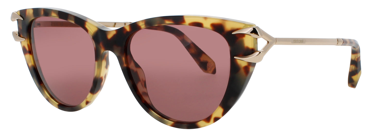 ROBERTO CAVALLI SRC031 Frame HAVANA Lens PURPLE  