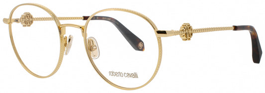 Roberto Cavalli VRC047 Frame YELLOW GOLD Lens DEMO