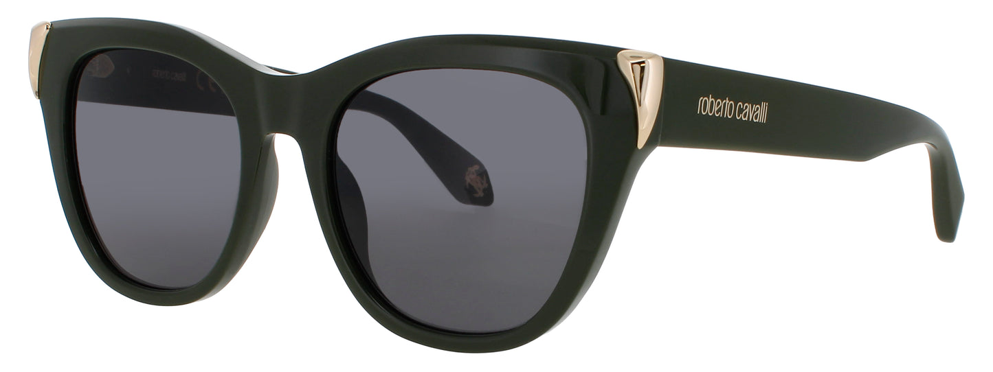 ROBERTO CAVALLI SRC095M Frame SHINY GREEN Lens DARK GREY