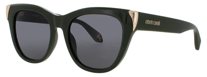 ROBERTO CAVALLI SRC095M Frame SHINY GREEN Lens DARK GREY