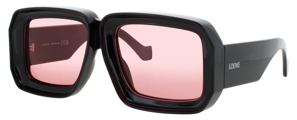 LOEWE LW40064U Frame SHINY BLACK Lens VIOLET