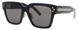 DIOR DM40084F Frame SHINY BLACK  Lens  SMOKE