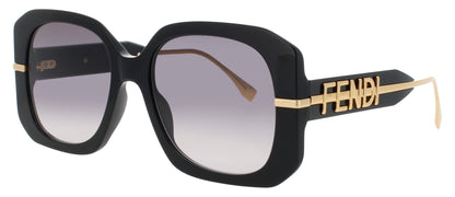 FENDI FE40065I Frame SHINY BLACK  Lens SMOKE GRADIENT