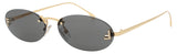 FENDI FE4075US Frame SHINY ENDURA GOLD Lens  SMOKE